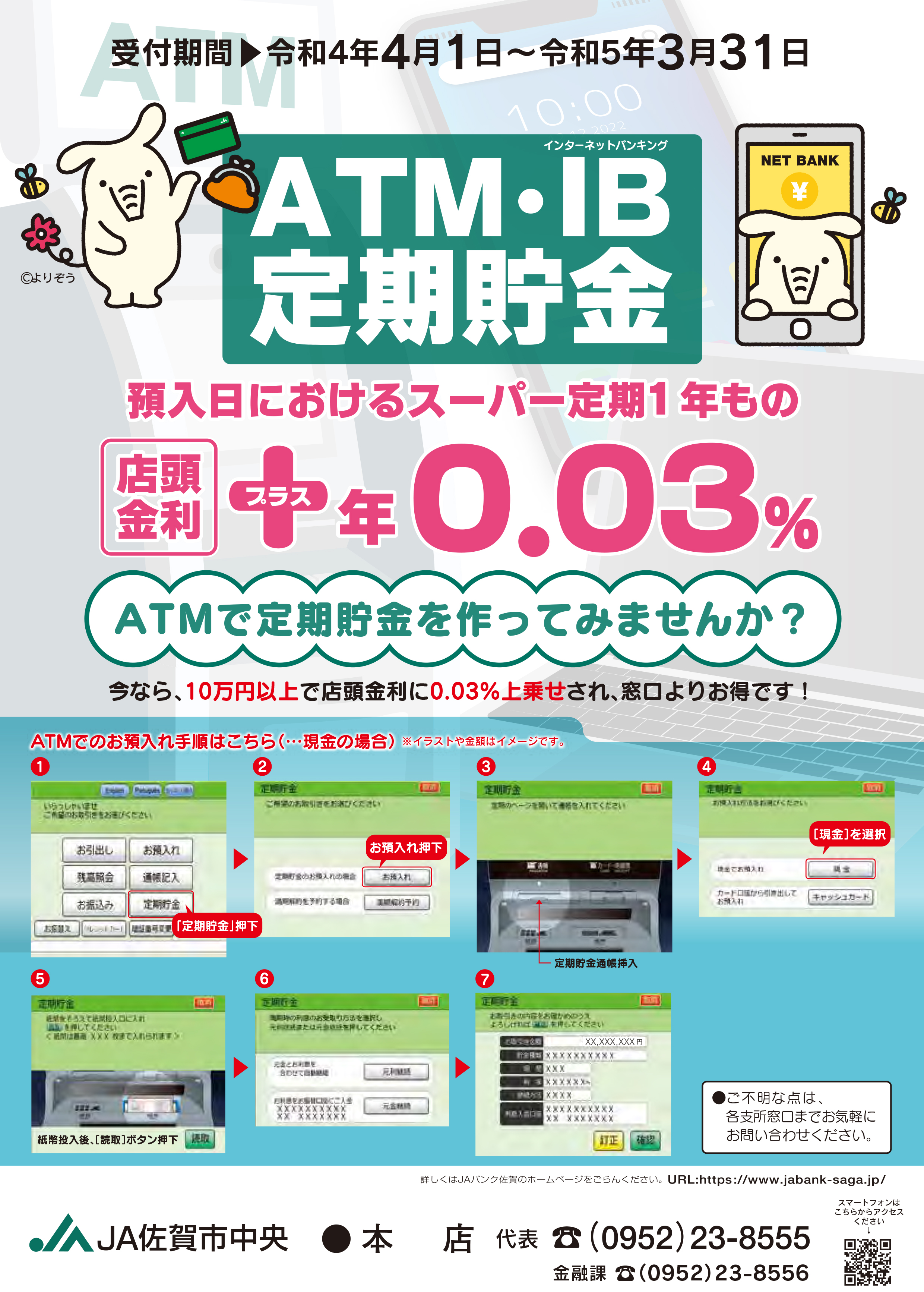 ATM・IB定期預金