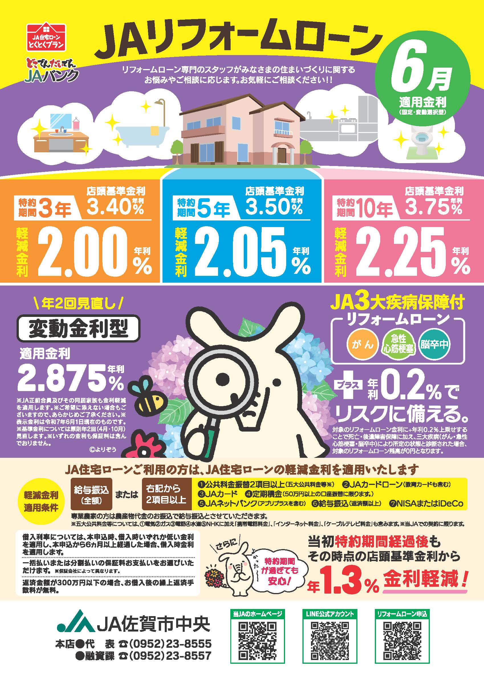JAリフォームローン6月チラシ