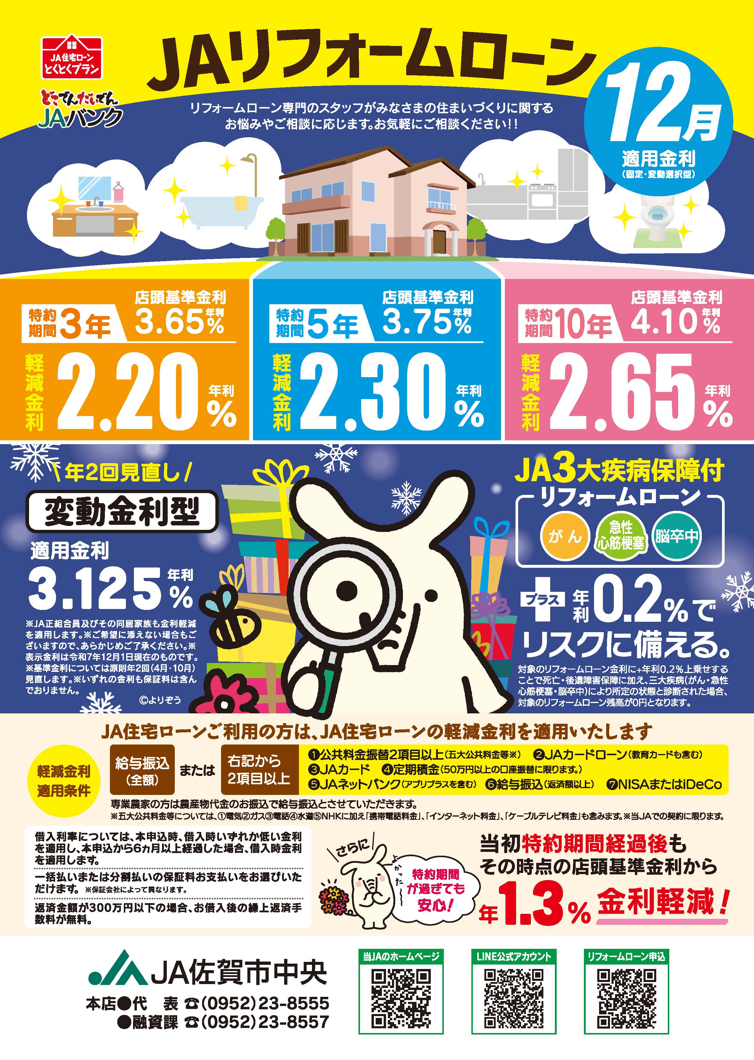 JAリフォームローン12月チラシ